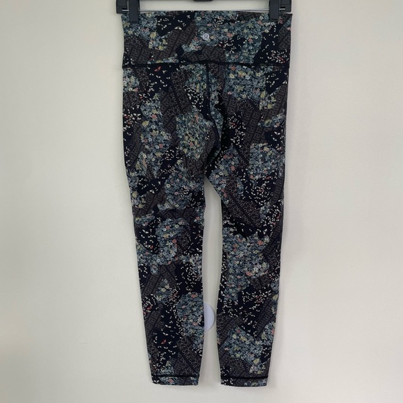 Lululemon Wunder Under Hi-Rise 7/8 Tight *25"Assemblage Alpine White Multi Sz 8 - Picture 8 of 10